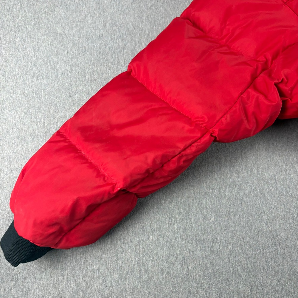 VNTG Columbia Duck Down Puffer Jacket Mens XL Blue Red Reversible Duck Down Coat - Picture 13 of 16
